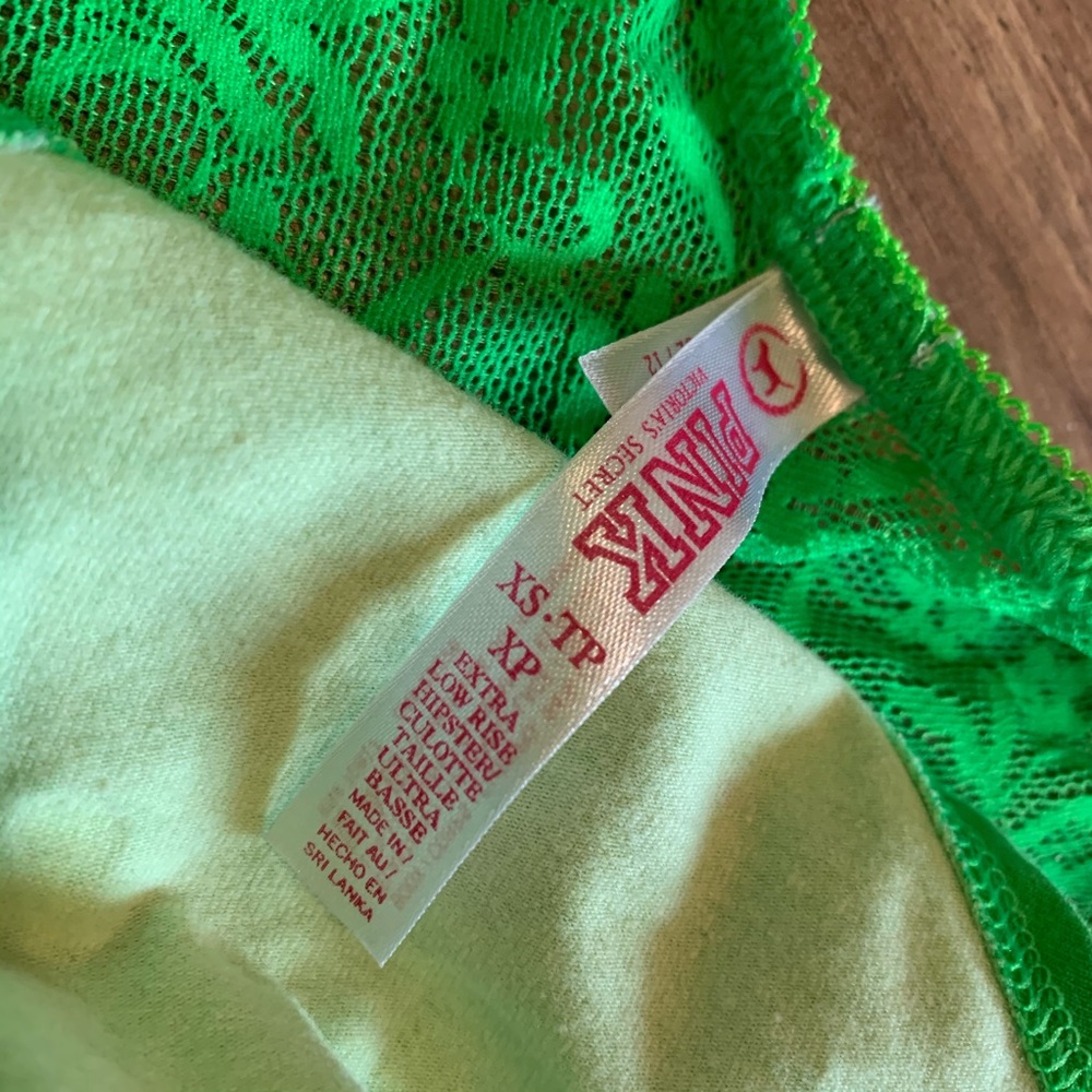 VS Vintage PINK Skinny Dipping Lace Back Hipster Panty - Picture 6 of 10